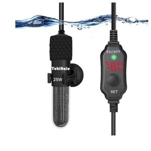 YukiHalu Small Submersible Aquarium Heater for Fish Tank Adjustable New